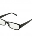 Man-Woman-Black-Plastic-Full-Frame-Clear-Lens-Glasses-Eyeglasses-0