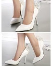MeDesign-Office-Lady-Butterfly-Party-Clubbing-Patent-Leather-Stilettos-High-Heel-Pointy-Pumps-Fashion-Sexy-Shoes-37-EU-4-UK-White-0-2