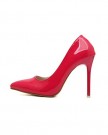 MeDesign-Office-Lady-Party-Clubbing-Patent-Leather-Stilettos-High-Heel-Pointy-Pumps-Fashion-Shoes-7-UK-Red-0-0