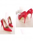 MeDesign-Office-Lady-Party-Clubbing-Patent-Leather-Stilettos-High-Heel-Pointy-Pumps-Fashion-Shoes-7-UK-Red-0-3