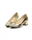 MeDesign-Womens-Gold-and-Silver-Block-heel-Mid-high-heel-Shoes-OL-work-Shoes-Size-38-EU-5-UK-Gold-0-0
