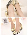 MeDesign-Womens-Gold-and-Silver-Block-heel-Mid-high-heel-Shoes-OL-work-Shoes-Size-38-EU-5-UK-Gold-0-2