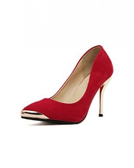 MeDesign-Womens-Stiletto-Heel-Pointed-Toe-Court-Shoes-Office-Lady-sexy-shoes-6-UK-Red-0