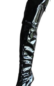 Mens-Ladies-Sexy-Black-Patent-Over-Knee-Thigh-High-Heel-Stiletto-Pointed-Boots-0