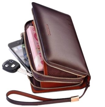 Mens-Real-Leather-Business-Clutch-Wrist-Bag-Handbag-Organizer-Briefcase-Wallet-0