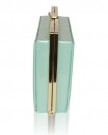 Mint-Green-Patent-Leather-light-gold-frame-Clutch-with-Dust-Bag-0-1