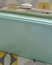 Mint-Green-Patent-Leather-light-gold-frame-Clutch-with-Dust-Bag-0-4