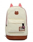 Moolecole-Cat-Ears-Canvas-Backpack-School-Rucksack-Beige-0