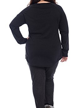 Mooncolour-Womens-Plus-Size-Fawn-Print-Chiffon-Splice-Tunic-Top-Shirt-0