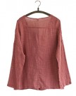 Mooncolour-Womens-Skin-Texture-Multi-Pockets-Otton-Linen-Shawl-Shirt-Blouse-0-0