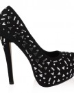 My1stWish-Womens-Studded-High-Stiletto-Heeled-Black-Faux-Suede-Shoes-Size-4-0-0