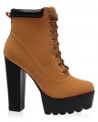 My1stwish-Womens-High-Heel-Lace-Up-Heel-Ankle-Boots-Tan-Brown-Size-5-0-0