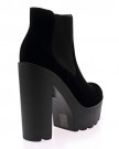 My1stwish-Womens-Platform-Elasticated-High-Block-Heel-Ankle-Boots-Black-Suede-Size-3-0-2