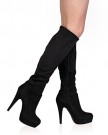 My1stwish-Womens-Platform-Knee-High-Stiletto-Heel-Boots-Black-Suede-Size-4-0-3