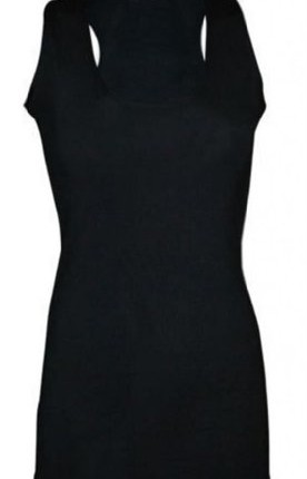 NEW-WOMENS-LADIES-PLAIN-SLEEVELESS-RACER-MUSCLE-BACK-BODYCON-VEST-LONG-TOP-8-22-0