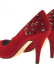 NEW-WOMENS-SPIKE-STUDS-FULL-TOE-HIGH-HEELS-LADIES-COURT-SHOES-FAUX-SUEDE-LEATHER-DARK-RED-6-0-1