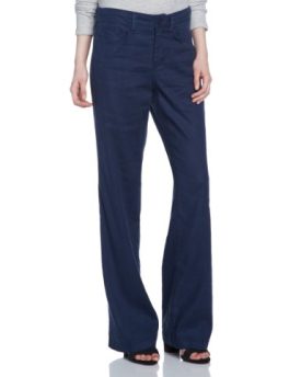 NYDJ-Womens-Linen-Mix-Trouser-Wide-Jeans-Commander-Blue-Size-12-0