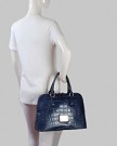 Navy-Blue-Leather-Twin-Handled-Handbag-with-Croc-Print-by-Smith-Canova-0-4