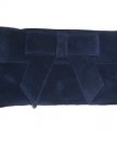 Navy-faux-suede-clutch-bag-Navy-suede-clutch-bag-with-bow-shoulder-strap-0