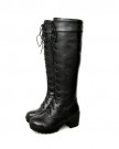 New-Arrival-Winter-Lace-Up-Non-slip-Sole-Knee-High-Boots-For-WomenLadies-Snow-Boots-0-1