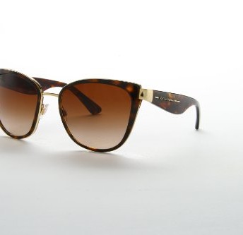 New-DolceGabbana-DG-DG-2107-0213-Gold-Havana-Men-Women-Metal-Sunglasses-0