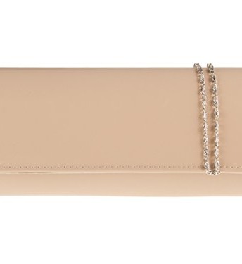 New-Elegant-Sleek-Glossy-Patent-Medium-Clutch-Bag-Handbag-Wedding-Races-6-colours-NUDE-0