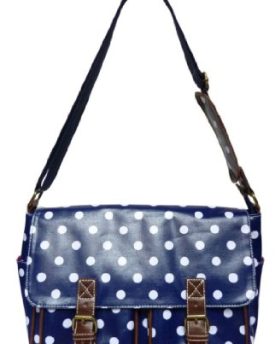 New-Girly-HandBags-Celebrity-Designer-Polka-Dots-Print-Cross-Body-Satchel-Bag-0