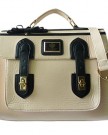 New-LYDC-Ladies-Briefcase-Leather-Satchel-Laptop-Bag-Designer-Inspired-Gold-Top-Handle-Nude-0