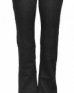 New-Ladies-Black-Denim-Hipster-Jane-Norman-Bootcut-Leg-Womens-Pocket-Belted-Stretch-Jeans-Size-8-0