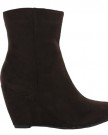 New-Ladies-High-Heel-Wedge-Zip-Up-Chelsea-Riding-Ankle-Boots-Size-UK-3-4-5-6-7-8-Brown-UK-Size-6-0-0