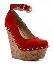 New-Ladies-High-Platform-Wedge-Heel-Studded-Ankle-Strap-Buckle-Shoes-Size-UK-3-8-0-0