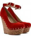 New-Ladies-High-Platform-Wedge-Heel-Studded-Ankle-Strap-Buckle-Shoes-Size-UK-3-8-0-2