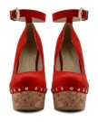 New-Ladies-High-Platform-Wedge-Heel-Studded-Ankle-Strap-Buckle-Shoes-Size-UK-3-8-0-4