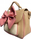 New-Ladies-LYDC-Fluorescent-Neon-Bow-Saddle-Bag-Shoulder-Bag-Handbag-Satchel-0-0