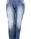 New-Ladies-Light-Stone-Wash-Faded-Plus-Size-Slouch-Fit-Blue-Jeans-Womens-Size-16-UK-0-1