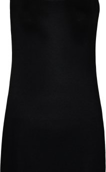 New-Ladies-Long-Stretch-Vest-Womens-Plain-Scoop-Neck-Sleeveless-Strappy-Top-Black-810-0