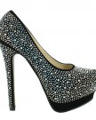 New-Ladies-Sexy-High-Heel-Stiletto-Platform-Court-Shoes-Sandals-Size-3-4-5-6-7-8-Black-UK-Size-5-0-0