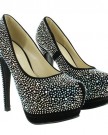 New-Ladies-Sexy-High-Heel-Stiletto-Platform-Court-Shoes-Sandals-Size-3-4-5-6-7-8-Black-UK-Size-5-0-1