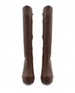New-Ladies-Stretch-High-Wedge-Heel-Platform-Knee-High-Long-Boots-UK-Size-3-8-0-4