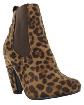 New-Ladies-Twin-Gusset-Slip-On-Chelsea-Riding-Ankle-Boots-Sizes-UK-3-4-5-6-7-Leopard-UK-Size-5-0