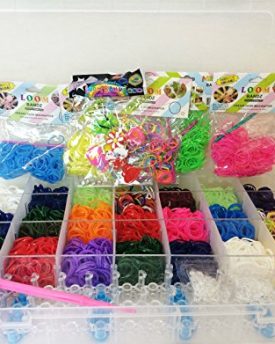 New-Mega-XL-Storage-Box-5400-Loom-Bands-DIY-Rubber-Bracelets-Twistz-Bandz-Charms-0