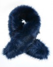 New-NAVY-BLUE-Gorgeous-Fluffy-Faux-Fur-Collar-Stole-Wrap-Neck-Warmer-Scarf-0