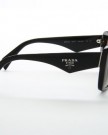 New-Prada-PR-03Q-1AB0A7-Black-Frame-With-Light-Grey-Shaded-Lens-Men-Women-Oversize-Sunglasses-0-0