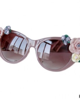 New-Womens-Fashion-Outdoor-Beach-Three-dimensional-Ceramic-Flower-Sunglasses-0