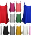 New-Womens-Ladies-Basic-Plain-Camisole-Thin-Strap-Stretchy-Flared-Swing-Vest-Top-0-0