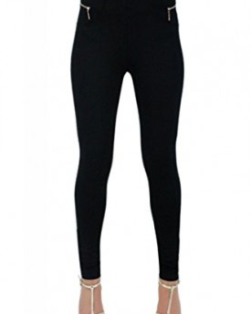New-Womens-Ladies-Black-LEGGINGS-Simple-Stretchy-Skinny-Pants-UK-Sizes-8-10-12-14-0