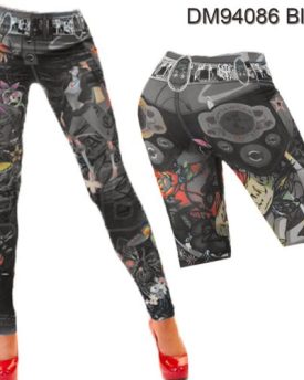 New-Ximanyi-Branded-Sexy-Designer-Ladies-Girls-Womens-Black-Blue-Coloured-Face-Print-News-Paper-Styles-Leggings-Jeggings-Tights-Jeans-Lycra-Sizes-6-14-For-Women-DM94086-Black-0