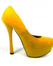 Nona-Womens-High-Stiletto-Heel-Pumps-Ladies-High-Platform-Court-Shoes-Mustard-Size-5-UK-0