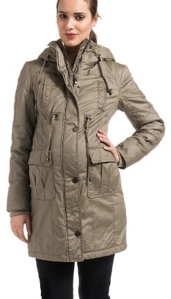 Noppies-Womens-Hooded-Long-regular-Coat-Brown-Braun-taupe-11-14-Brand-size-L-0