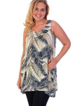 Nouvelle-Lace-Feather-Print-Sleeveless-Tunic-Stone-Size-18-0